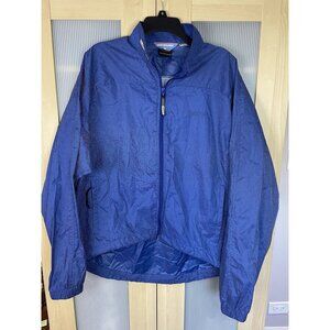 Performance Illuminite blue cycling Jacket Sz L vents Men's‎ Running Reflective